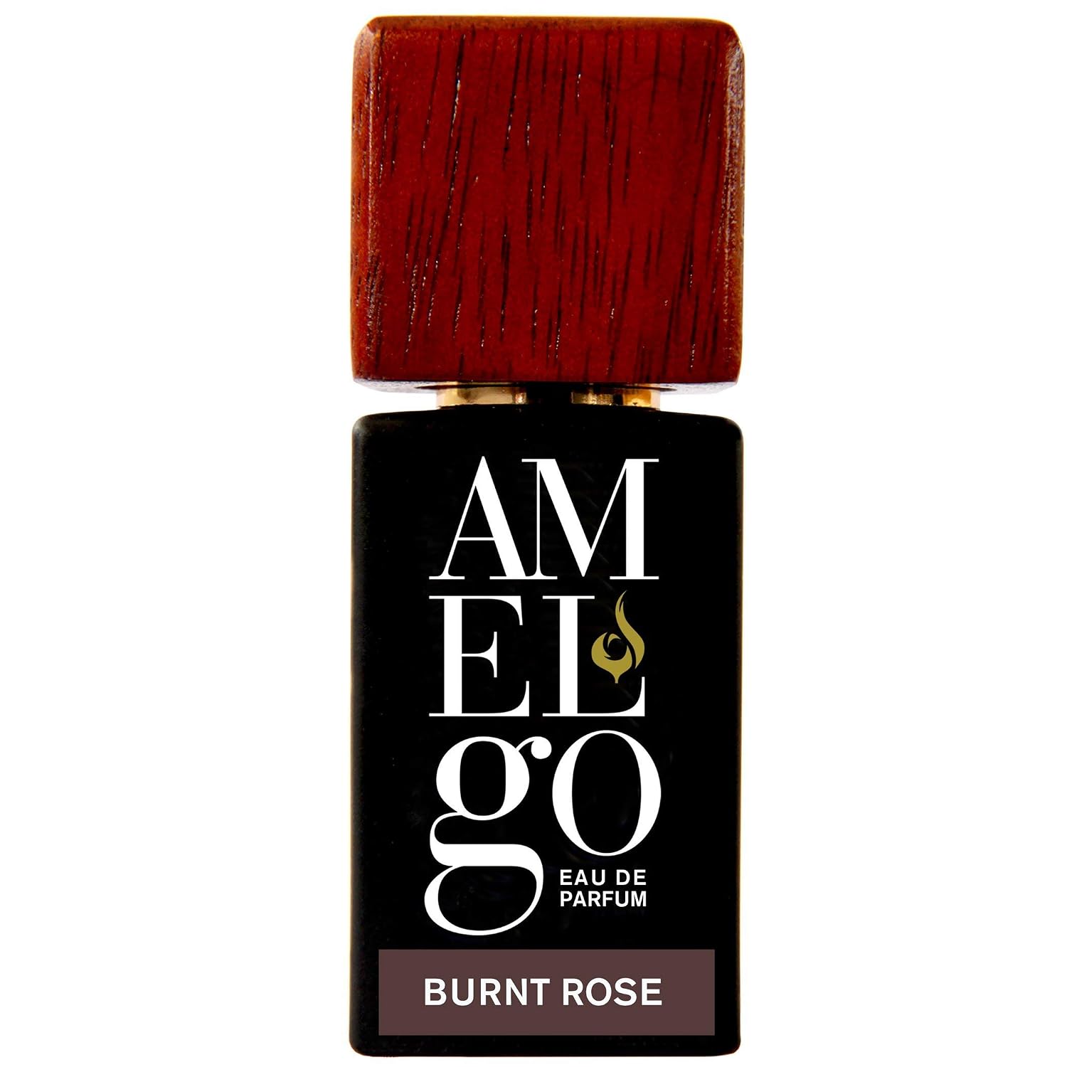 Oud Rose Perfume for Men - Long Lasting Arabian Perfume Spray with Real Oud Wood Oil and Roasted Rose Petals - Burnt Rose by Amelgo 15ml