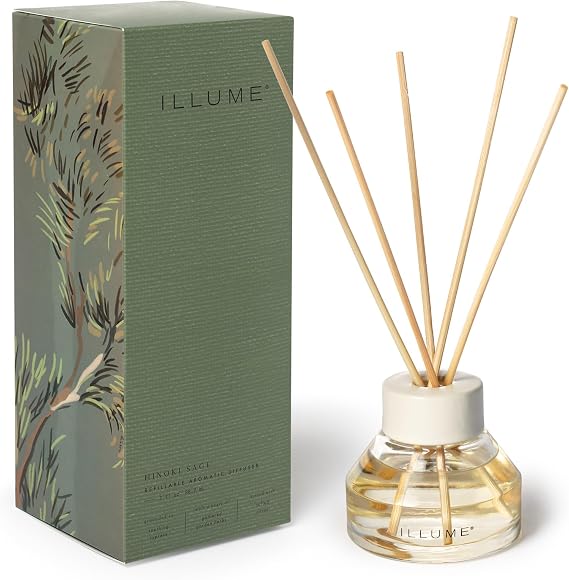 Illume Beautifully Done Essentials Hinoki Sage Aromatic Diffuser