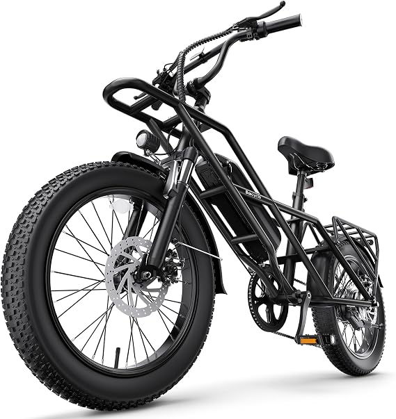 Baicycle 1800W Peak Electric Bikes for Adults 20" Fat Tire E Bike with 90 Miles(PAS) Max Range 28 MPH Electric Bicycle Step-Thru Ebikes with 48V Removable Battery 7 Speed Ebike