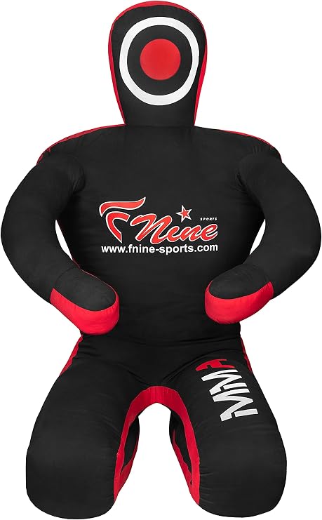 Judo Grappling Dummy Sitting Position Hands on The Front, UNFILLED MMA Dummy, Punching Bag