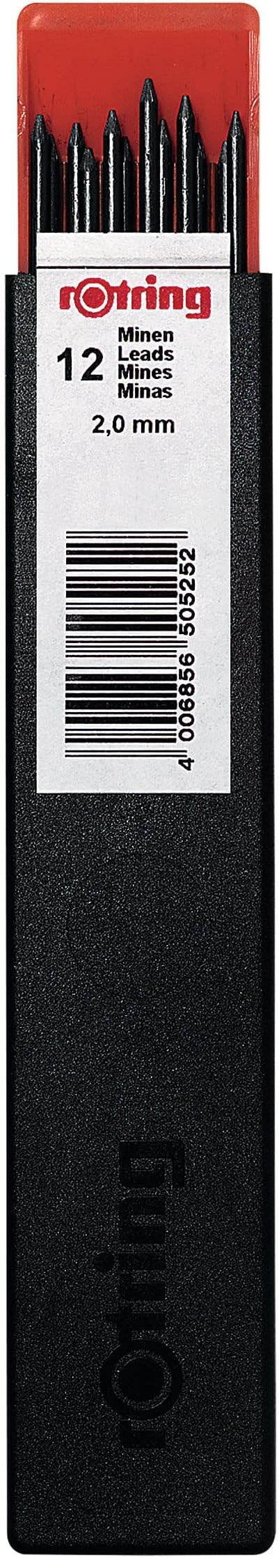 rotring Hi-Polymer Mechanical Pen Tip, 2.0 mm, HB (Packaging may vary)