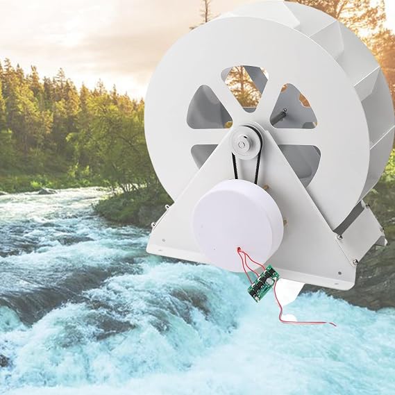 Power Equipment Hydro Water Turbine Generator Mini Hydroelectric Turbine Generator Low-Speed Hydro Water Wheel Generator