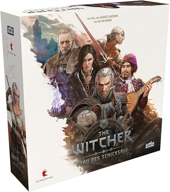 Go on Board, The Witcher: Path of Destiny, Connoisseur Game, 1-5 Players, from 14+ Years, 45-90 Minutes, German
