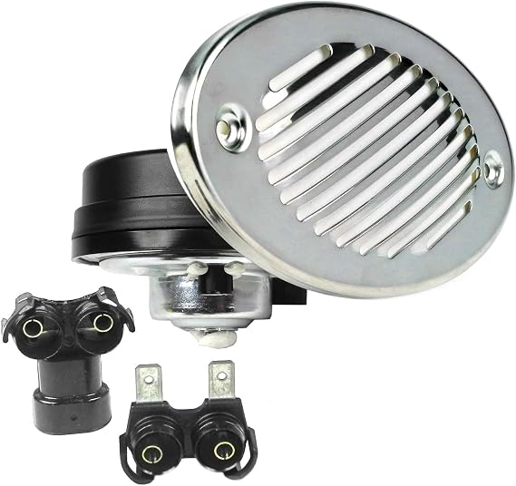 Seachoice Hidden Boat Horn, ABYC and NMMA Standard, Stainless Steel Cover