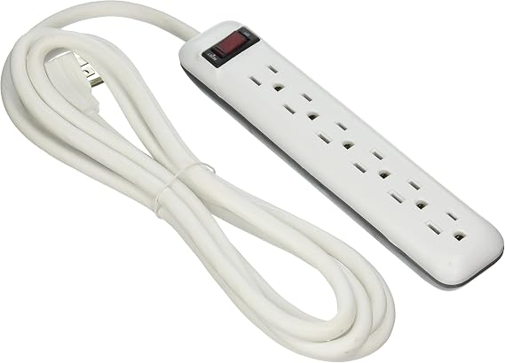 Powerzone OR801115 Power Outlet Strip, 15 A, 6 Outlet