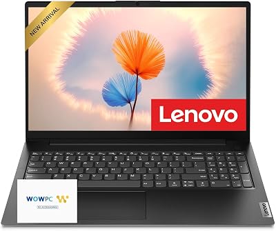 Lenovo V15 Laptop for Business & Student | Intel Quad-Core Processor | 15.6 FHD 1080p Display | 8GB RAM | 256GB SSD | Ethernet RJ-45 | Wi-Fi 6 | Copilot AI | Portable | Windows 11 Pro