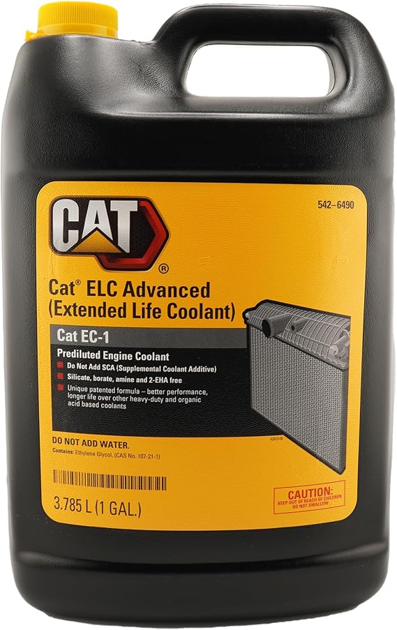 CAT 542-6490 (5426490) Extended Life Coolant Advanced 50/50 Premix (1 Gallon Jug) Contains Bittering Agent