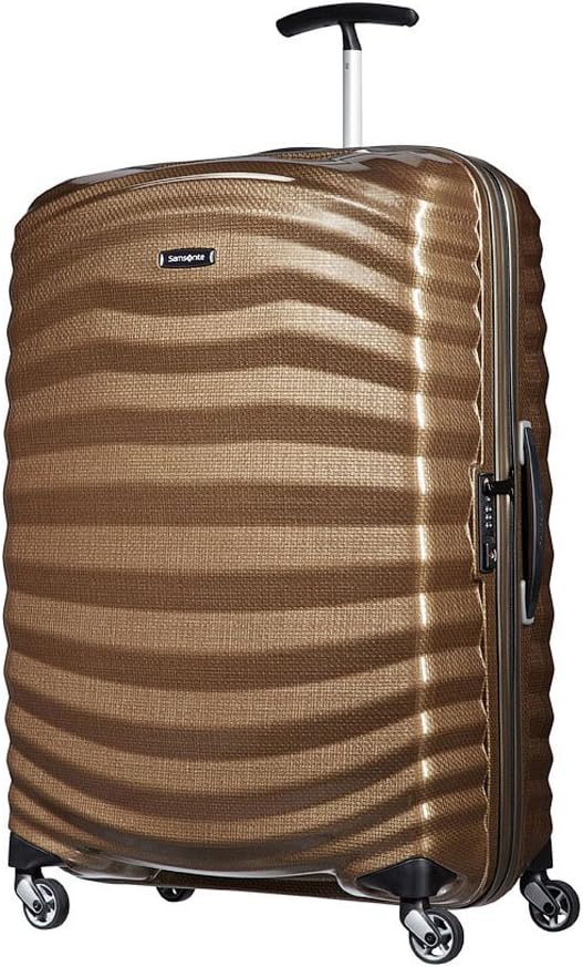 Samsonite Lite-Shock - Spinner L Suitcase, 75 cm, 98.5 L, Brown (Sand)