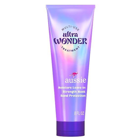 Aussie Ultra Wonder Treatment Leave-In and Pre-Wash, with amino acids, for All Hair Types and Curls, 8oz