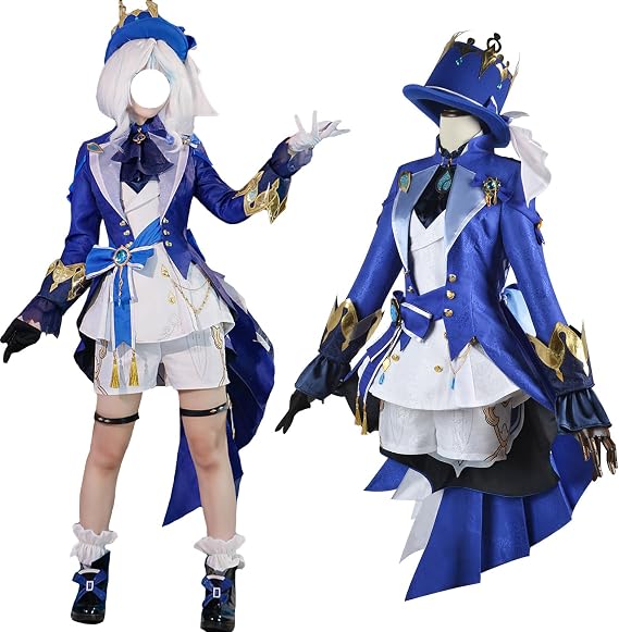 CandyTune Furina Cosplay Focalors Costume Full Set Halloween Outfit