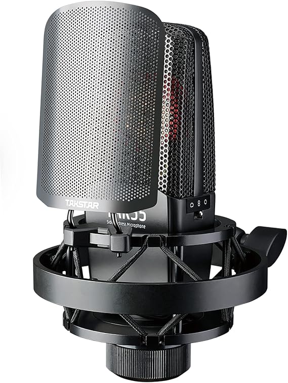 TAKSTAR TAK55 XLR Condenser Microphone with 34mm Large Diaphragm
