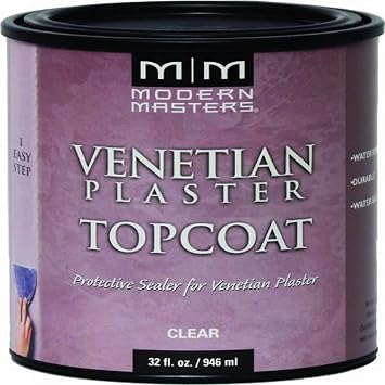 qt Modern Masters VP300 Clear Venetian Plaster Water-Based Venetian Plaster Topcoat