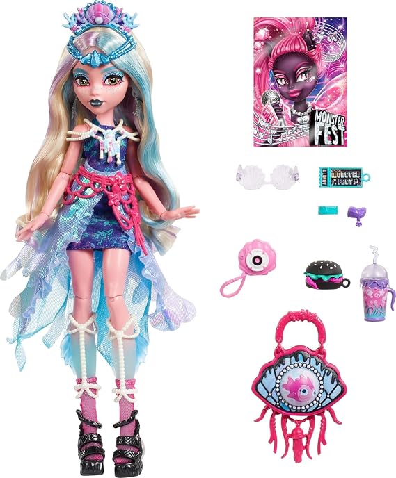 Lagoona Blue Fashion Doll Accessories Festival Themed Monster High Monster HXH82 by Lagoona Blue Mattel by Monster High Mattel Parallel Import