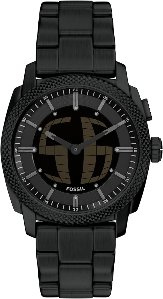 Fossil Men's Watch, Machine Quartz Stainless Steel Three-Hand Watch for Men