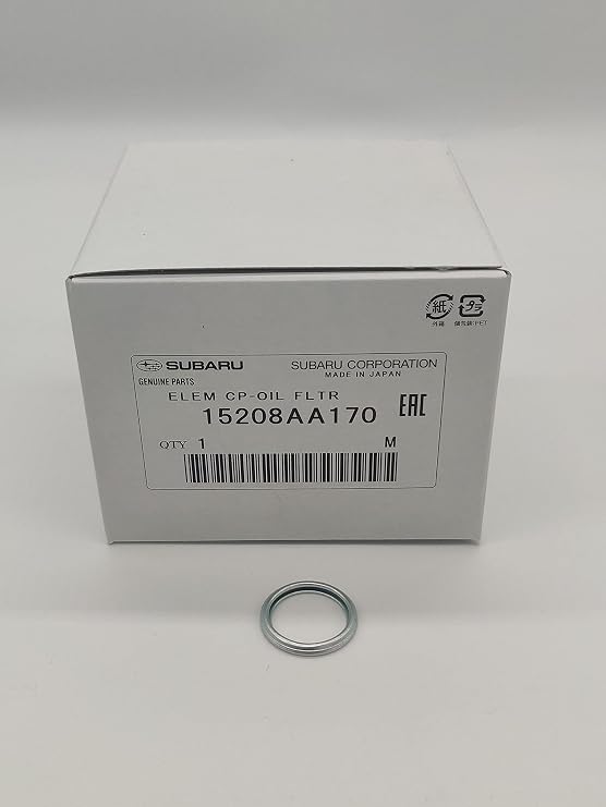 Subaru Oil Filter and Crush Gasket for 2015-2026 WRX BRZ - 2026 Outback Turbo & WIlderness -15208AA170 & 803916010 - Genuine OEM