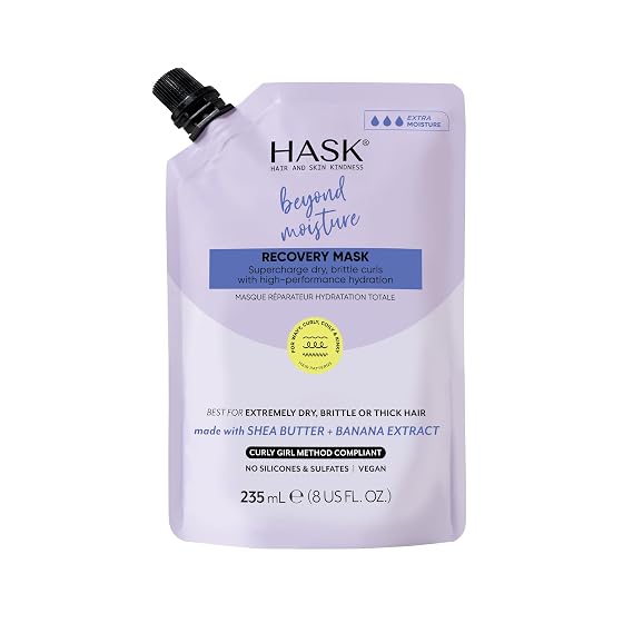 HASK Beyond Moisture Recovery Shea Butter Hair Mask, 8 fl oz