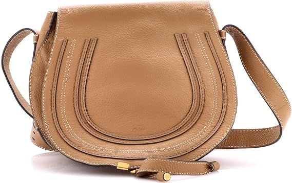 Pre-Loved Marcie Saddle Bag Leather Medium, Brown
