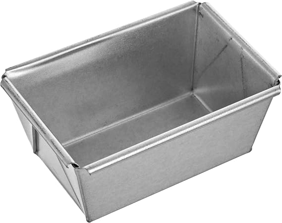 Patisse mini loaf pan set, 3-1/2", Metallic