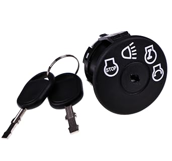 JEENDA 7-Terminals Starter Ignition Switch Keys GY20074 AM133597 Compatible with John Deere Scotts Sabre L100 L105 L107 L120 D105 D110 D125 D130 Riding Mowers Tractor L and D G Series