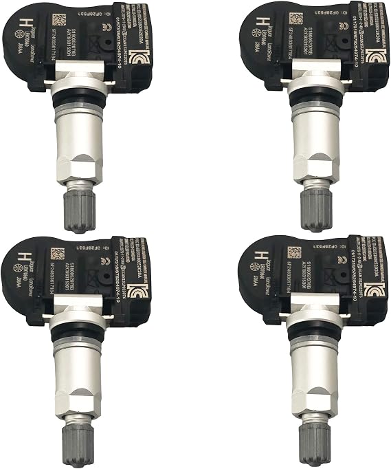 Qty(4) Tire Pressure Sensor TPMS 433MHz for Land Ro-ver Defender Range Ro-ver Discovery Freelander LR2 LR3 LR4 Range Ro-ver Evoque Sport LR070840