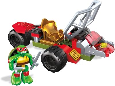 Mega Bloks TMNT Half-Shell Heroes Raph Shell Cycle