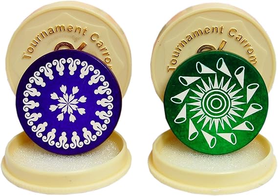 REINDEER Carrom Tournament Striker (Smooth Surface) (Excellent Re-Bounce) (Pack of 2)