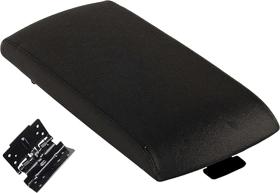Forwinparts Armrest Center Console Lid Cover FA8Z7406024AB FA8Z-7406024-AB for Ford Flex 2013 2014 2015 2016 2017 2018 2019 Black Leather