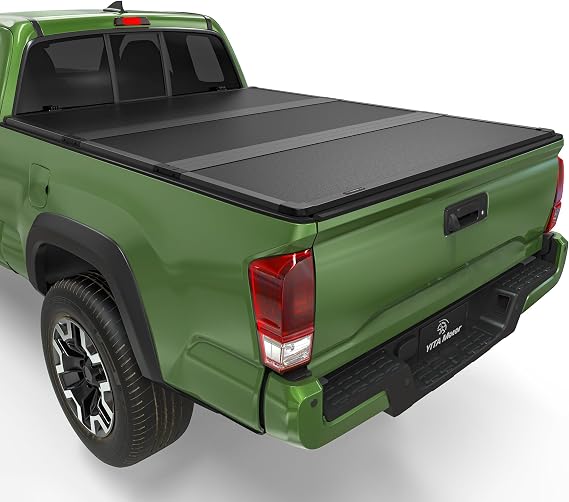 YITAMOTOR FRP Hard Tri-Fold Tonneau Cover for 2005-2015 Toyota Tacoma 5ft