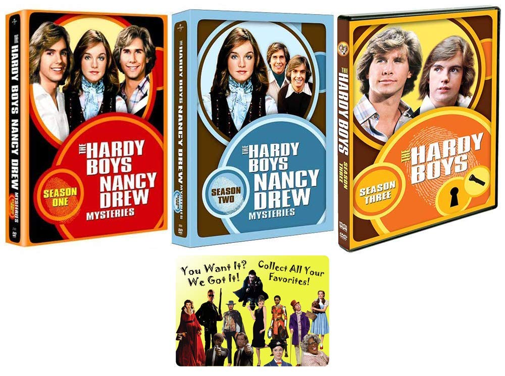 The Hardy Boys  Nancy Drew Mysteries: Complete TV Series Seasons 1-3 DVD Collection  Bonus Art Card