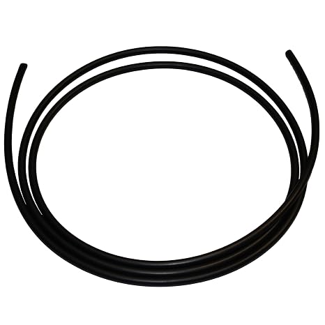 .039'' (1 mm) Buna-N O-Ring Cord Stock, 70A Durometer, 0.039" Thickness, 10' Piece, Black