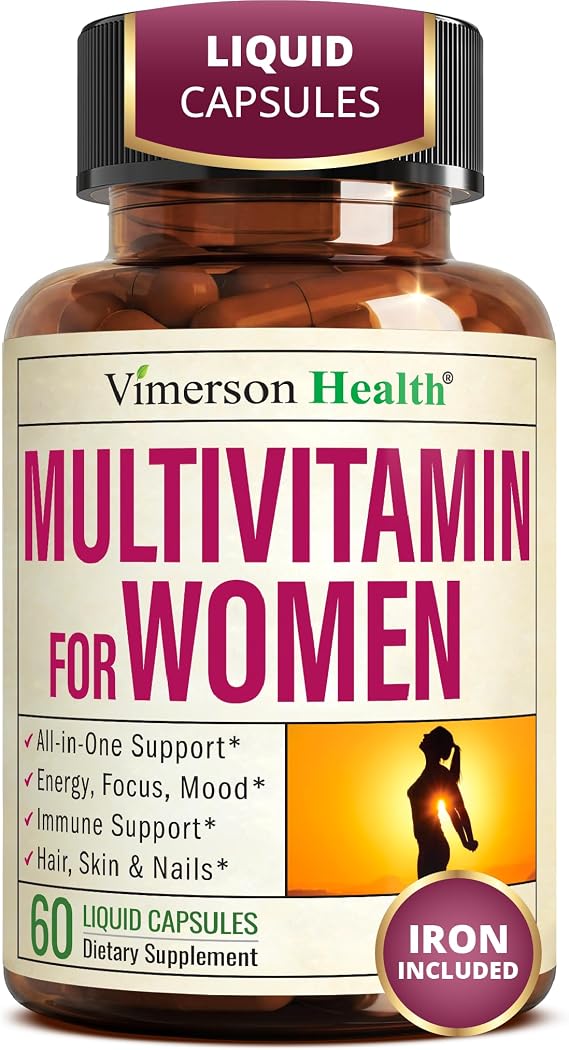 Multivitamin for Women VIT & Minerals Daily Wellness 60 Liquid Caps