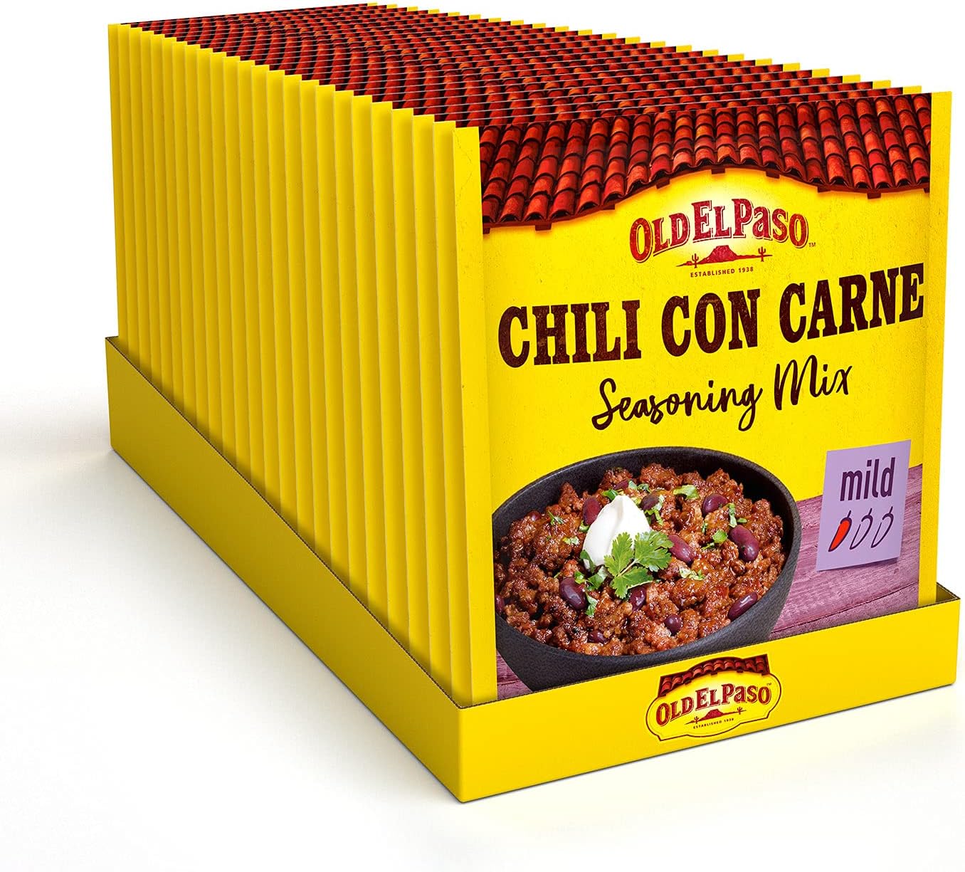 Old El Paso Chili Seasoning Mix 39g Pack of 24