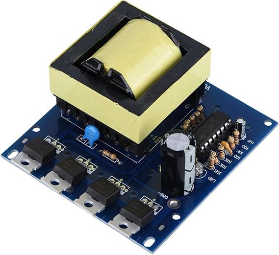 Socobeta Inverter Board Inverter Module DIY DC 12V/24V To AC 18V Boost Module 0 220V 380V for 0 1W 500W Lamp
