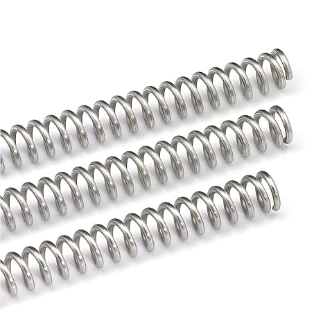 Compression Spring, 1.2mm Wire Diameter, Outer Dia 6-25mm, Length 300mm, 304 Stainless Steel Long Spring (NO.127)(1.2x12x300mm)