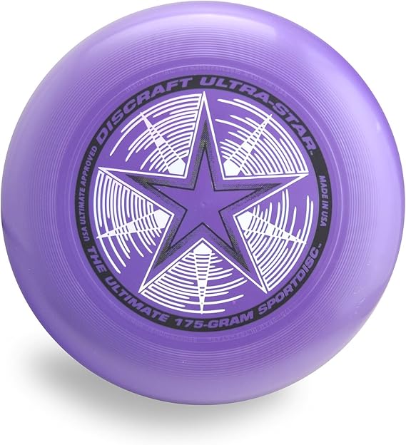 Discraft Ultrastar Sportdisc 175g Stock Ultimate Frisbee Sport Flying Disc Purple Pearl
