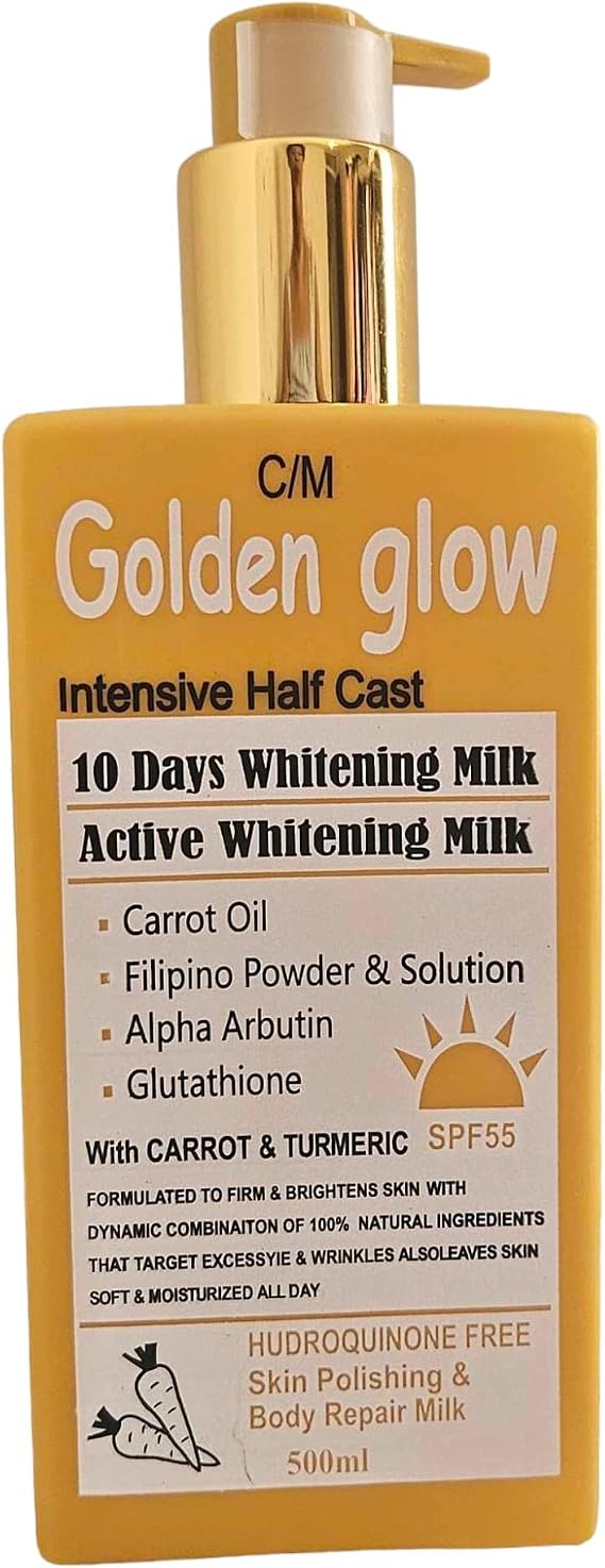 Golden Glow Intensive Half Cast Body Lotion 500ml spf55