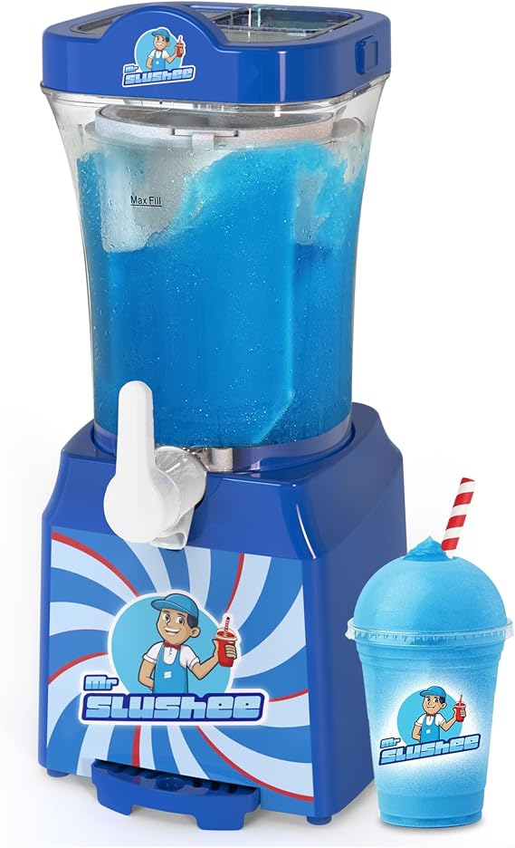 Slushie Machine for home, New and Improved Countertop Slushy Maker for Kitchen, 34 fl oz, Ice Cold Frozen Slush Drink, Slushy Cup, Turns Your Favorite Sodas into Slushies.