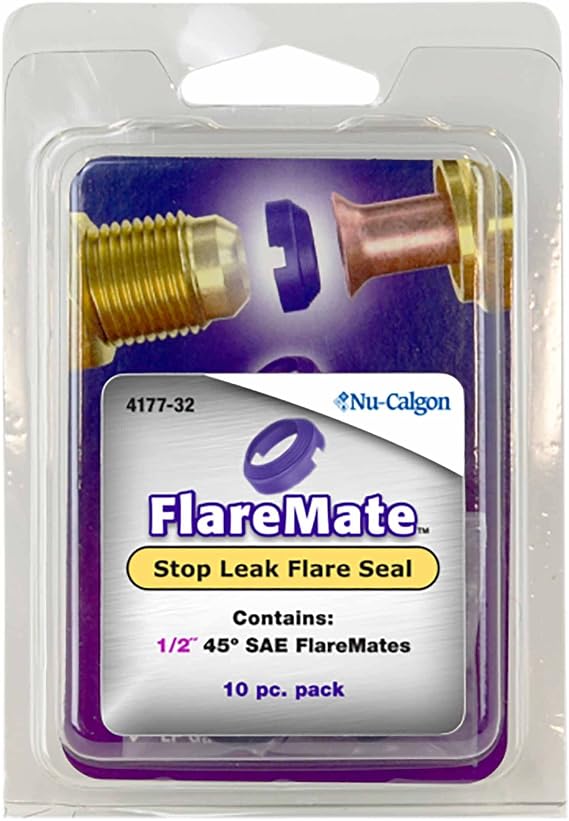 Nu-Calgon 4177-32 FlareMate Stop Leak Flare Seal 10 pc. Pack (Includes Size (10)-1/2")