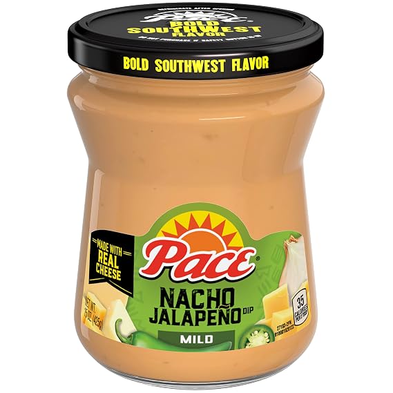 Pace Nacho Jalapeno Queso Dip, Mild, 15 OZ Jar