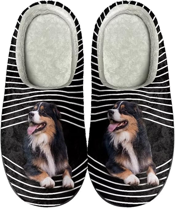 Scuff Slipper for Women and Men, Soft Warm Fuzzy Slippers, Anti-Slip Fluffy Slipper for Outdoor and Indoor, Slip on House Slippers