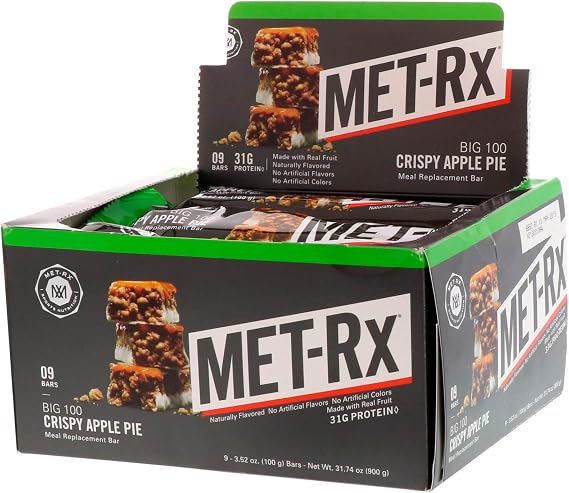 Met-Rx Big 100 Colossal Apple Pie, 9 Count