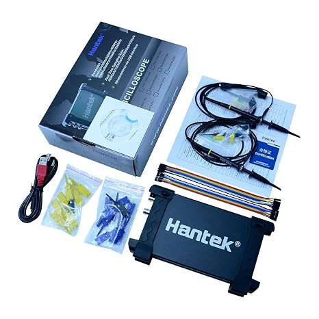 Hantek 6022BL PC Digital Portable USB Oscilloscope + Logic Analyzer 16 Channels 20MHz Bandwidth 48MSa/s Sample Rate