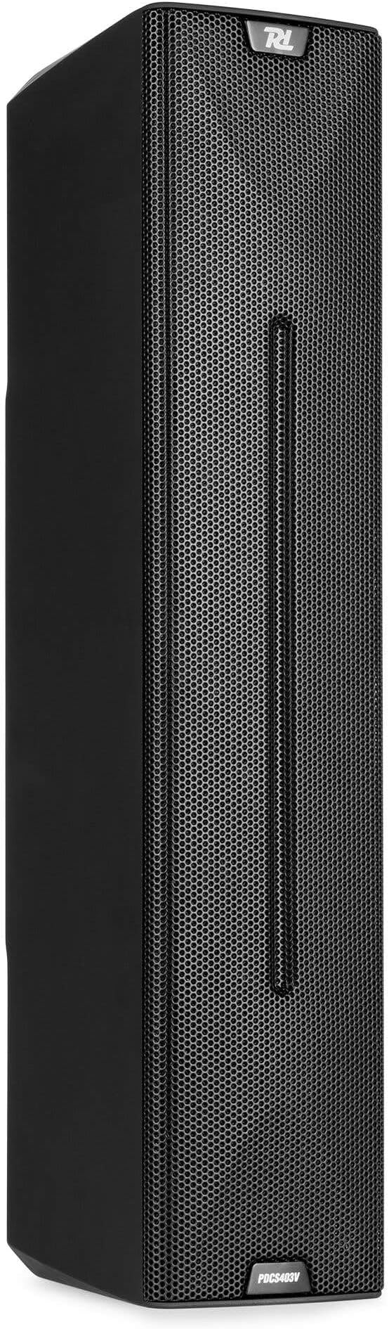 Power Dynamics PD PDCS403V 100V Column Wall Speaker, 60W Passive PA System Loudspeaker with Mounting Bracket, Wide Dispersion for Churches, Restaurants, Conference Rooms & Retail Spaces, Black