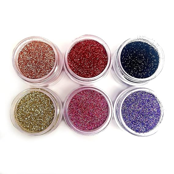 VALENTINES DAY Luxury Cake Disco Diamond Set, 6 colors, 36 grams, USA Made