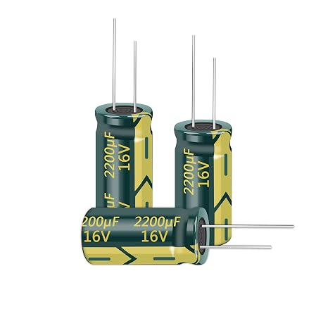 20pcs 16V 2200uF 10x20mm Aluminum Electrolytic Capacitors