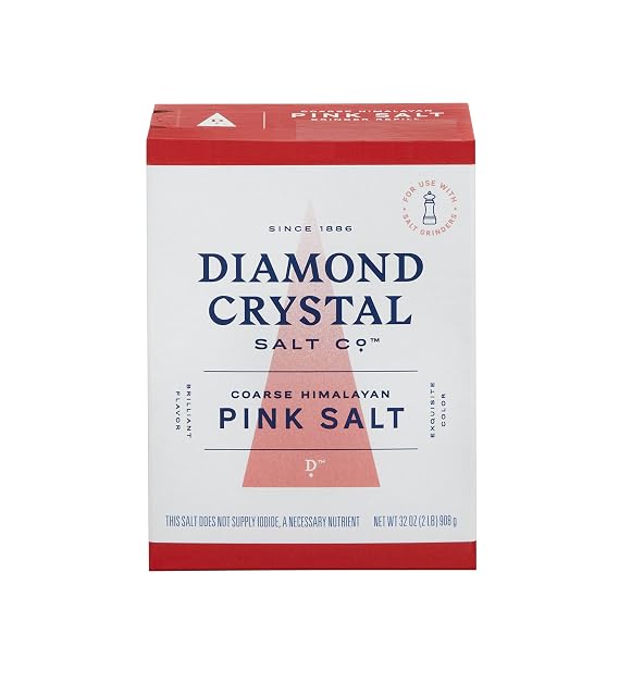 Diamond Crystal Salt Co. Coarse Himalayan Pink Salt Grinder Refill (2LB)