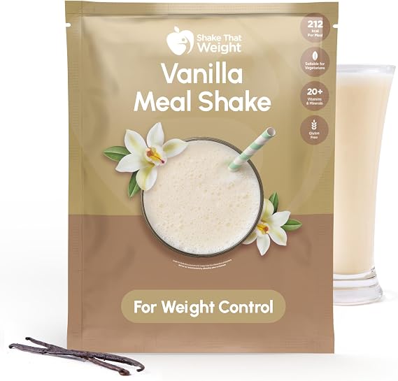 Shake That Weight Diet Shake - Vanilla Meal Replacement Plan for Weight Loss - Very Low-Calorie Diet - VLCD - High Protein, High Fibre, Gluten Free, Vegetarian