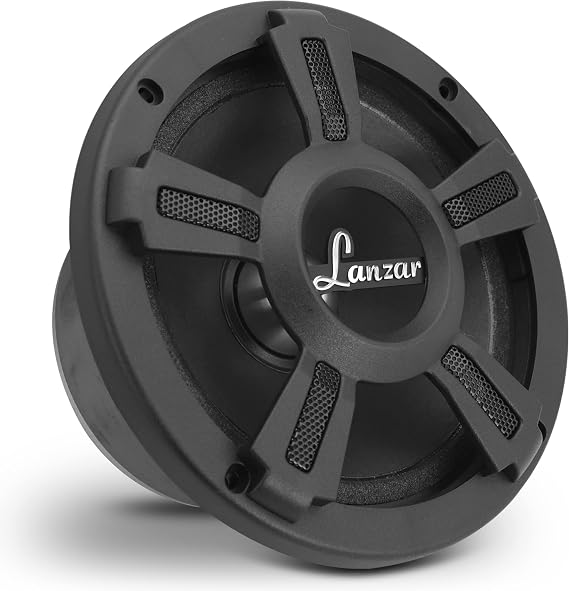 Lanzar Upgraded Opti Pro 6.5 High Power MidBass - Powerful 500 Watt Peak 105Hz 12 kHz Frequency Response 30 Oz Magnet Structure 4 Ohm w/Paper Cone and Foam Surround Full Range Speaker - OPTI6MI