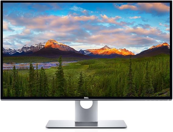 Dell UP3218K Ultra sharp 32" 8K Monitor, Silver/Black