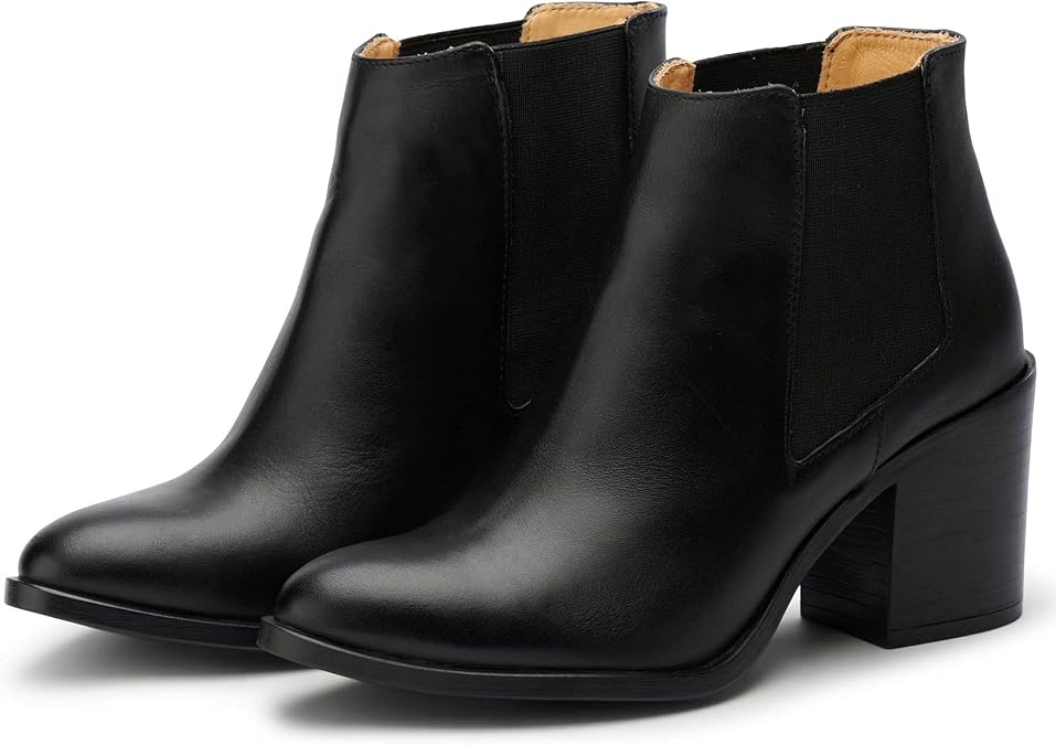 Nisolo Heeled Chelsea Boot Black 7 M
